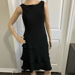Evan Picone | black sleeveless dress